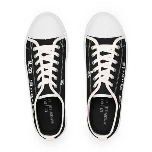 LA Angels Black Low-Top Sneakers — Menswear